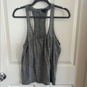 American Eagle Outfitters Heather Gray Racerback Tank